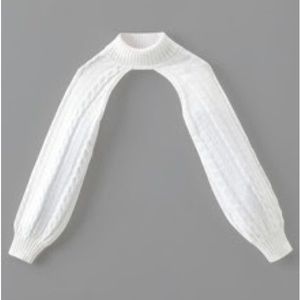 Super Cropped White Sweater